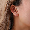Iron Cuff Earrings WG2681B-01-3