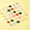 64Pcs 16 Styles Acrylic Beads SACR-FS0001-29-9