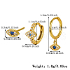 Simple S925 Sterling Silver Horse Eye Earring Sets NN5994-1-3