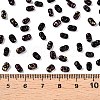 Picasso Spray Painted Glass Seed Beads SEED-T006-04-39-4