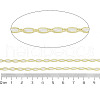 Rack Plating Brass Link Chains AJEW-Q150-06G-03-2