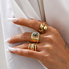 Alloy Finger Ring Sets for Women WGE0568-03-1