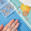 Beebeecraft 16Pcs 201 Stainless Steel Pendants STAS-BBC0005-28-3