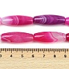 Natural Striped Agate/Banded Agate Beads Strands G-S280-10C-5