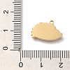 Ion Plating(IP) 304 Stainless Steel Enamel Pendants STAS-P371-077G-3