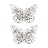 Brass Micro Pave Clear Cubic Zirconia Pendants KK-A250-01P-1