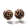 Printed Opaque Acrylic Beads OACR-S043-07D-1