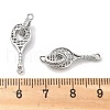 Rack Plating Brass Clear Cubic Zirconia Pendants KK-M102-18P-A-3