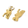 304 Stainless Steel Enamel Charms STAS-D369-15G-2