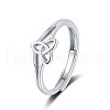 Brass Adjustable Rings for Women RJEW-R005-05P-4