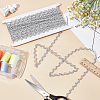 Polyester Metallic Ribbons DIY-WH0542-01A-01-5