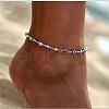 Christmas Brass Evil Eye Enamel Link Chain Anklets for Women WGC2D50-03-1