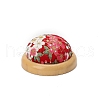 Flower Pattern Handmade Needle Pin Cushions PW-WG21012-10-1