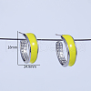 C-shaped Brass Stud Earrings WZ1638-2