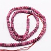 Dyed Natural Malaysia Jade Rondelle Beads Strands G-E316-2x4mm-18-2