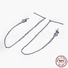 925 Sterling Silver Earring Hooks Findings STER-I014-06S-4