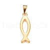 304 Stainless Steel Pendants STAS-I135-35G-1