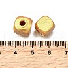 Spray Painted Wooden Beads WOOD-P021-01C-02-3