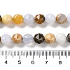 Natural Blue Chalcedony Beads Strands G-NH0021-A11-01-5