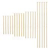 ANATTASOUL 160Pcs 4 Styles Brass Flat Head Pins KK-AN0001-03-1