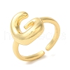Brass Open Cuff Rings RJEW-U008-06G-G-1