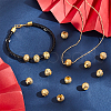 AHADERMAKER 64Pcs 4 Styles Brass Lucky Large Hole Beads KK-GA0001-59G-4