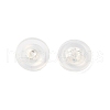 Long-Lasting Plated Brass Silicone Ear Nuts KK-K381-04S-1
