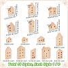 15Pcs 15 Style Unfinished Wood Tray WOOD-WH0034-36B-2