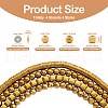 Cheriswelry 4 Strands 4 Styles Electroplated Non-magnetic Synthetic Hematite Beads Strands G-CW0001-12G-3