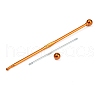 DIY Alloy Beadable Crochet Hooks AJEW-A064-02C-2