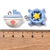Cartoon Opaque Resin Pendants CRES-M038-11-3