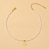 Round Plastic Pearl Beaded Necklaces FS-WG7BB5B-17-1