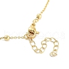 Brass Micro Pave Clear Cubic Zirconia Pendant Necklaces NJEW-Z035-03D-G-3