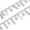 Handmade Brass & Rhinestone Chains CHC-Z001-12P-1