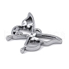 Rack Plating Alloy Enamel Pendants PALLOY-F018-15B-01-2