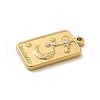 304 Stainless Steel Pendants STAS-I322-39G-02-2