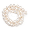 Natural Cultured Freshwater Pearl Beads Strands PEAR-P064-20L-05A-3
