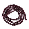 Natural Garnet Beads Strands G-H081-A01-01-3
