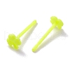 Eco-Friendly Plastic Stud Earrings EJEW-H120-04C-01-2