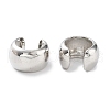 Brass Plain Cuff Earrings EJEW-D088-19P-2