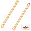 Beebeecraft Brass Connector Charms KK-BBC0002-14-1
