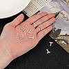 Tarnish Resistant 304 Stainless Steel Letter Charms STAS-O072-T-4