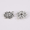 Tibetan Style Alloy Pendants Rhinestone Settings X-TIBE-N010-70AS-RS-2