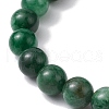 Natural Emerald Quartz Beaded Bracelets BJEW-JB10214-01-3