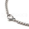 Non-Tarnish 201 Stainless Steel Pendant Necklaces NJEW-K260-02P-3