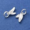 Long-Lasting Plated Brass Charms KK-K381-08S-2