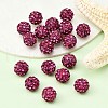 Pave Disco Ball Beads RB-H258-8MM-502-4