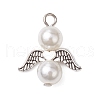 Acrylic Alloy Pendants PALLOY-JF02830-2