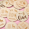 Basswood Milestone Cards WOOD-TA0001-41B-6