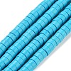Synthetic Turquoise Beads Strands TURQ-G110-6x3mm-06-1